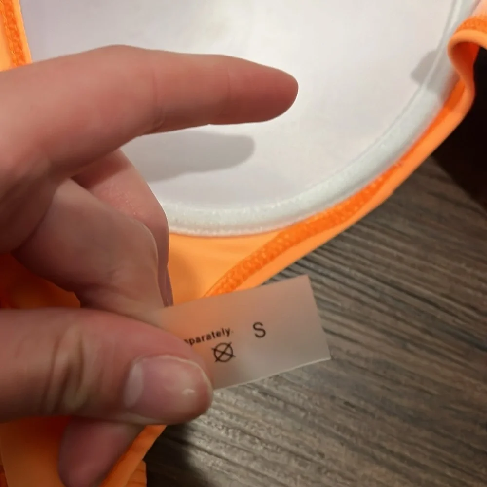 Orange Pushup bikini top from shein Small - Picture 3 of 3